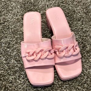 Pink sandals